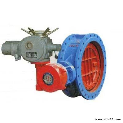D941X-16C DN125電動法蘭式軟密封蝶閥 電動蝶閥法蘭電動蝶閥對夾電動蝶閥