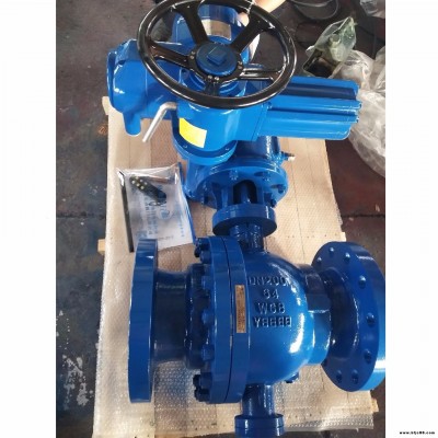 弘凌Q947F電動固定球閥WCB重型 質(zhì)量保證 蘭陵電裝性能穩(wěn)定使用