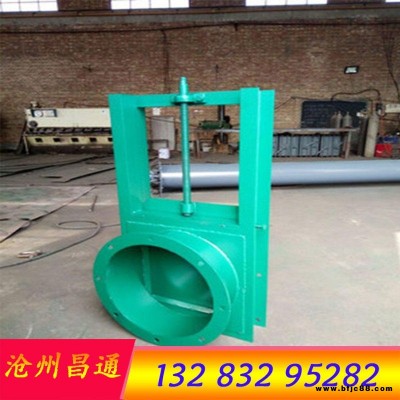 波紋管連接手動插板閥 污水渠管道用軟密封插板閥 手電一體閘閥