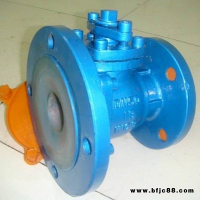 中特專業生產襯氟球閥  FQ41F46襯氟放料球閥