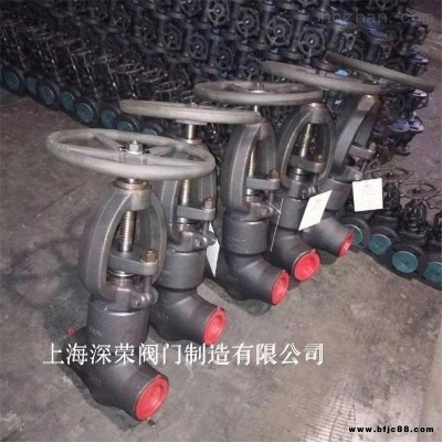 上海深榮 J61Y鍛鋼自密封截止閥 鍛鋼波紋管截止閥 可非標(biāo)定制各種材質(zhì)