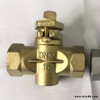 X13W-10T內螺紋連接 二通旋塞閥 銅材質