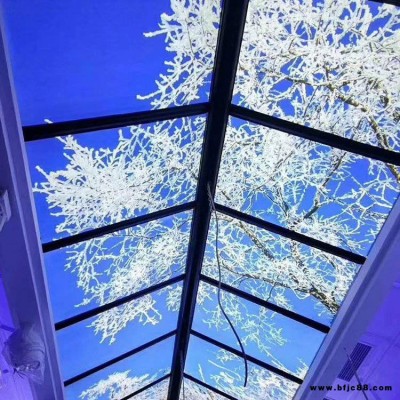 濟(jì)寧軟膜天花燈箱鋁型材廠家銷售 汶上縣白色透光膜卡布燈箱
