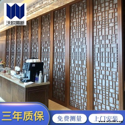文昌市沃歐隔斷 酒樓屏風(fēng)隔斷  酒店移動隔斷   會議室隔斷 可選