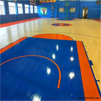 鑫德供應 泰州 學校體育館木地板 單龍骨運動地板 尺寸