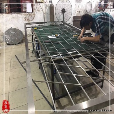 加工生產酒店隔斷 不銹鋼會所隔斷屏風 展廳隔斷 裝飾玄關隔斷
