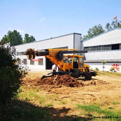 融翔輪式旋挖鉆機 15米旋挖鉆機 房屋地基打樁機 大孔徑打樁機