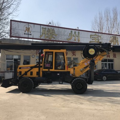小型輪式旋挖鉆機(jī)裝車發(fā)貨目的地云南昆明