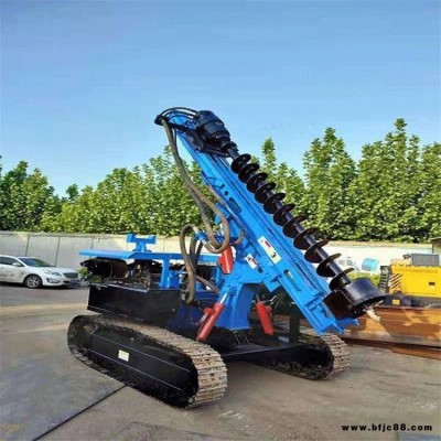 小型輪式旋挖鉆機(jī) 質(zhì)量保障履帶錨固鉆機(jī) 18米長(zhǎng)螺旋地基打樁機(jī)