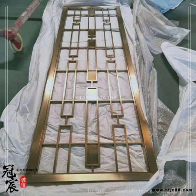 酒店工程裝飾屏風(fēng) 家裝隔斷定制生產(chǎn)廠家 裝飾金屬屏風(fēng)隔斷訂做
