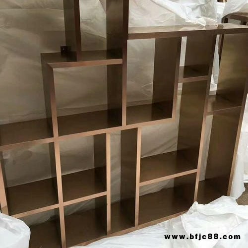 酒店不銹鋼屏風(fēng)定做_尺寸定制_金屬隔斷西餐廳屏風(fēng)隔斷