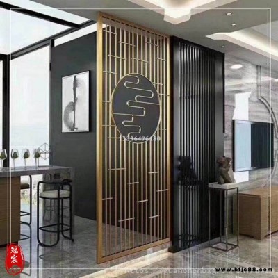 遼寧廠家定做雕花屏風(fēng)酒店鏤空屏風(fēng)隔斷售樓大堂不銹鋼玄關(guān)隔斷裝飾廠家