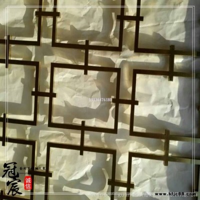 焊接拋光加工201、304不銹鋼花格隔斷，批量不銹鋼材質(zhì)隔斷