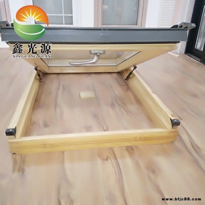 屋頂天窗鋁木上懸廠家直銷 手動(dòng)上懸窗威盧克斯窗斜屋面閣樓門窗