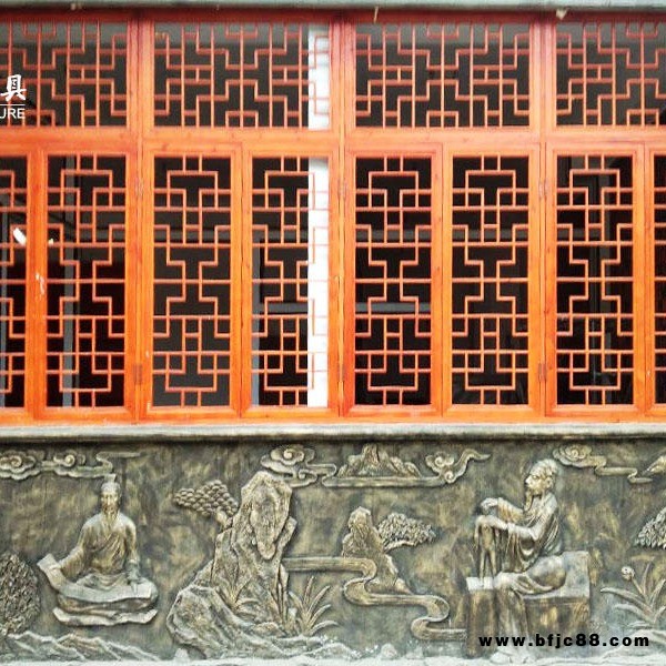 綿陽仿古門窗廠家，實木大門定做