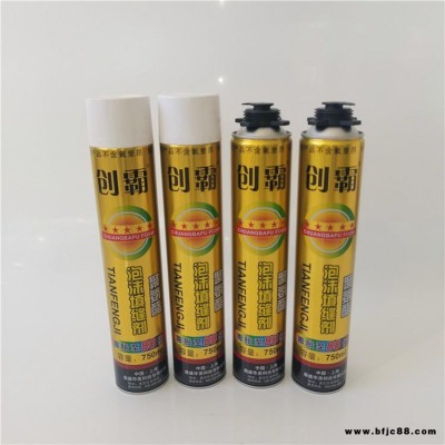 750毫升泡沫填縫劑 創(chuàng)霸 聚氨酯發(fā)泡膠 門窗直管式發(fā)泡劑 工廠價