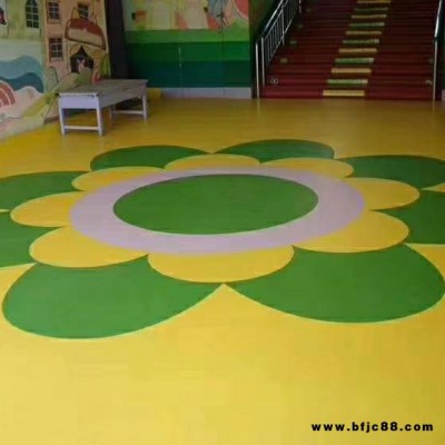 寧德華萊幼兒園專用塑膠地板，高端環(huán)保發(fā)泡底背，彈性佳，防磕碰，幼兒園塑膠地板價格