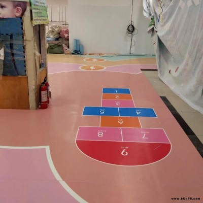 灤州市華萊幼兒園專用塑膠地板，高端環保發泡底背，彈性佳，防磕碰，幼兒園塑膠地板價格