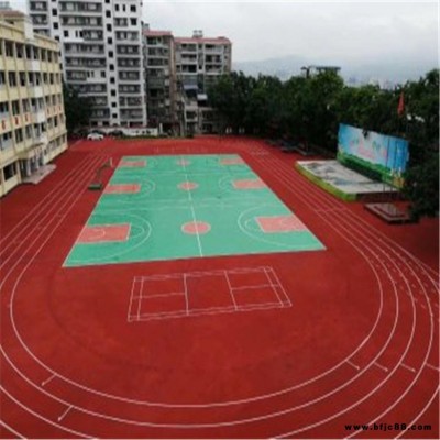 奧博廠家供應學校標準塑膠跑道 13mm透氣型 混合型復合型小區公園地面 EPDM顆粒 籃球場地硅PU 懸浮地板 地平漆