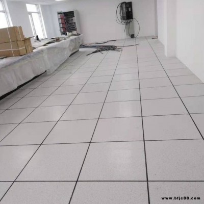 興鐵全鋼陶瓷防靜電地板 黃聚晶架空活動地板 通信機房專用地板 東營屏蔽機房設計施工-----濟南興鐵