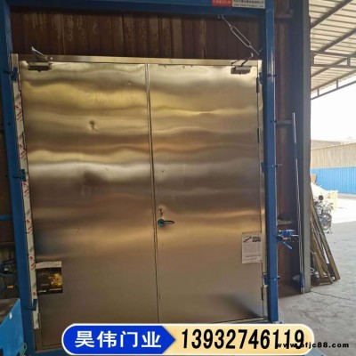 廠家批發現貨 家用不銹鋼防火門 夜場不銹鋼防火門 豪華不銹鋼壓花門板  昊偉