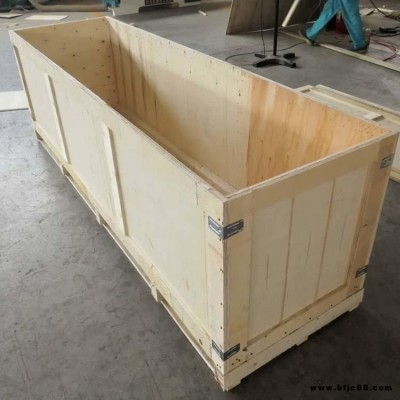 李滄振華膠合板卡扣木箱 拼裝可拆卸可進(jìn)叉車出口航空用