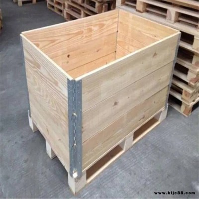廠家木架膠合板熏蒸實木箱模具設備封閉貨運周轉木箱包裝木箱
