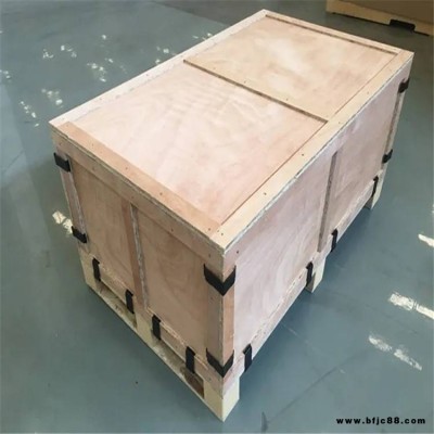 廠家膠合板鋼包邊箱可拆卸木質卡扣木箱倉庫設備運輸包裝箱