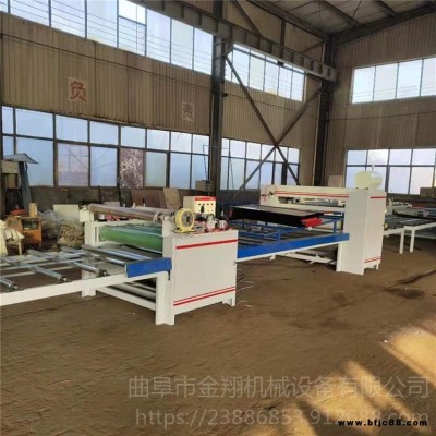 多層板熱熔膠PUR貼面機 刨花板涂膠壓合貼面機 金翔全自動貼紙機