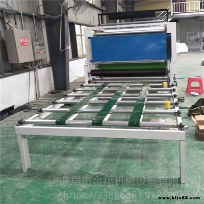 金翔高光PUR貼面機 刨花板PVC貼紙機 平面板材貼膜機廠家直銷