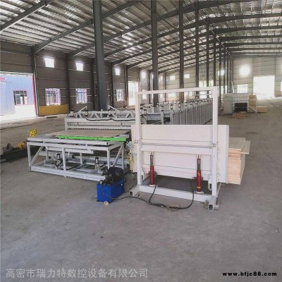 廠家直銷冷熱壓兩用指接板自動拼板機_瑞力特地板廠用智能自動拼板機