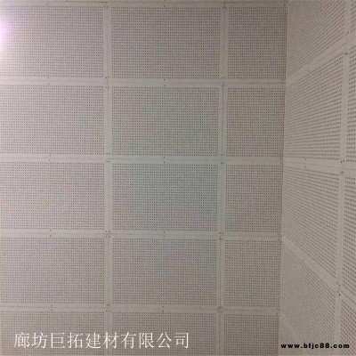 巨拓生產(chǎn)沖孔復(fù)合吸音板 硅酸鈣吸音板 巖棉玻纖吸音板 硅酸鈣板吊頂 硅酸鈣板裝飾吸音板 冷庫走廊墻面沖孔吸音板