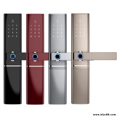 指紋密碼鎖 手機APP藍牙密碼鎖  家用防盜門指紋鎖