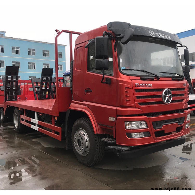 可特殊訂單生產挖機平板拖車 壓路機運輸車 工程機械運輸車  付