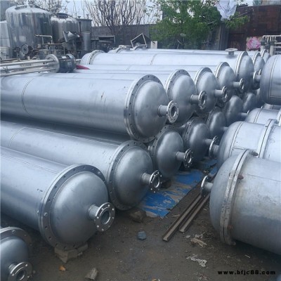 回收20-100平方列管式冷凝器高壓冷凝器二手陶瓷片冷凝器宏益120平方鈦材冷凝器回收pp換熱器石墨改性列管式換熱器