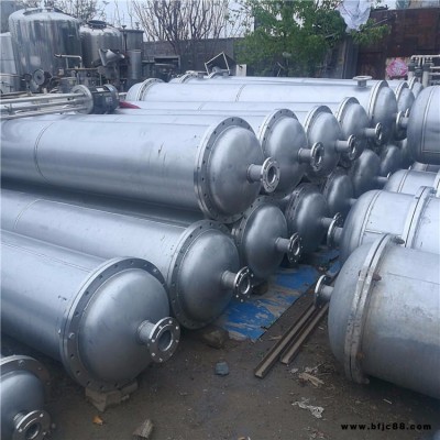 多效蒸發器高壓冷凝器 購銷廠家 宏益 pp換熱器石墨改性換熱器 二手100平方列管冷凝器