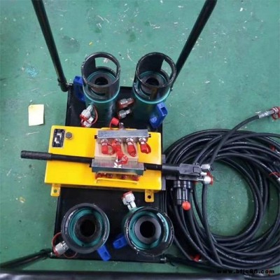 卡博恩換熱器專用液壓夾緊器  50噸電動液壓緊板器  電動單作用式液壓夾緊器  換熱器專用拆裝工具