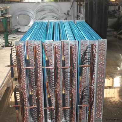 優(yōu)質(zhì)廠家定做銅翅片式蒸發(fā)器 電泳風(fēng)冷式蒸發(fā)器  加厚不銹鋼散熱器 翅片換熱器 蒸發(fā)器廠家