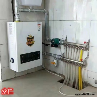 別墅取暖電采暖爐  家用壁掛爐 眾仁 家用取暖爐