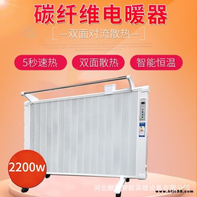 家用智能碳纖維取暖器 碳晶墻暖 暖風(fēng)機(jī)電暖氣片 臥室壁掛電暖器