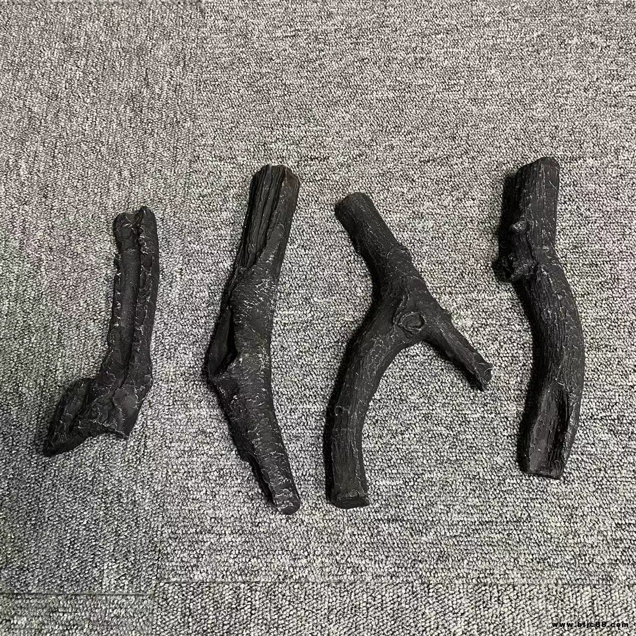 壁爐樹脂假炭火樹脂假柴仿真炭火樹脂木炭仿真木炭火假碳火焰
