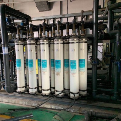 裕千二手設備出售一套二手60噸雙機水處理，二手超濾，EDR，活性樹脂，二手紫外殺菌，玻璃鋼儲罐價格