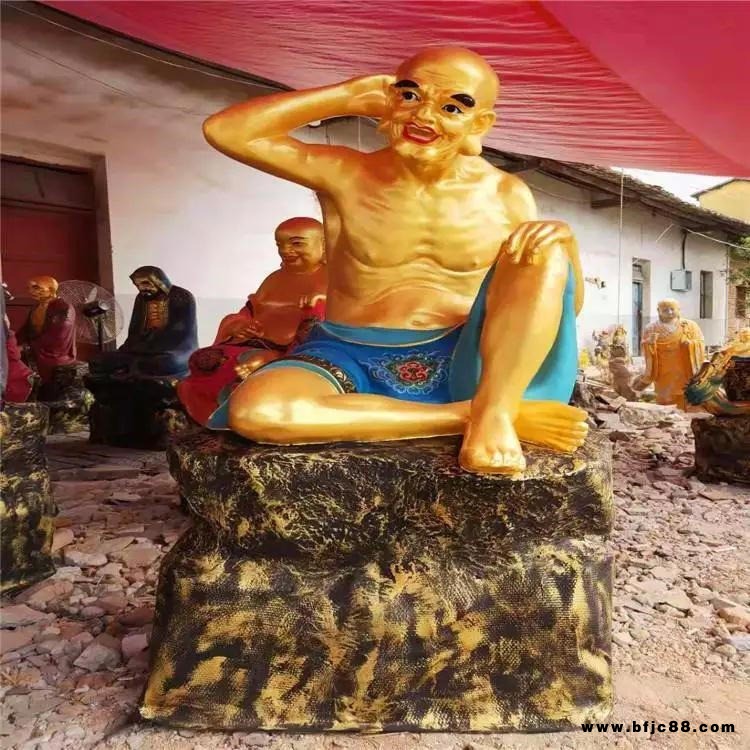鴻緣法器 供應(yīng)大小玻璃鋼佛像 樹(shù)脂彩繪十八羅漢 木雕貼金佛像 樹(shù)脂佛像定制