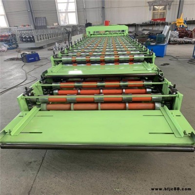 仿樹脂琉璃瓦壓瓦機 琉璃瓦機器 雙層800/840壓瓦機 仿樹脂瓦機器 東越壓瓦機 品質上乘
