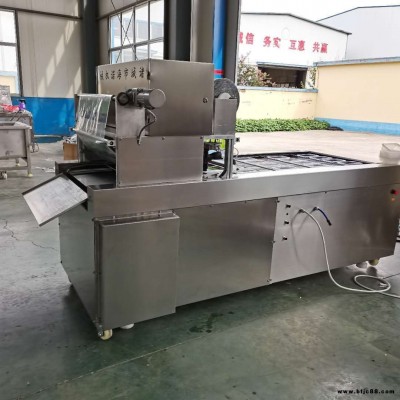 盒式鎖鮮包裝機(jī)  油炸花生鴨貨鹵味燒烤氣調(diào)鎖鮮真空包裝生產(chǎn)線