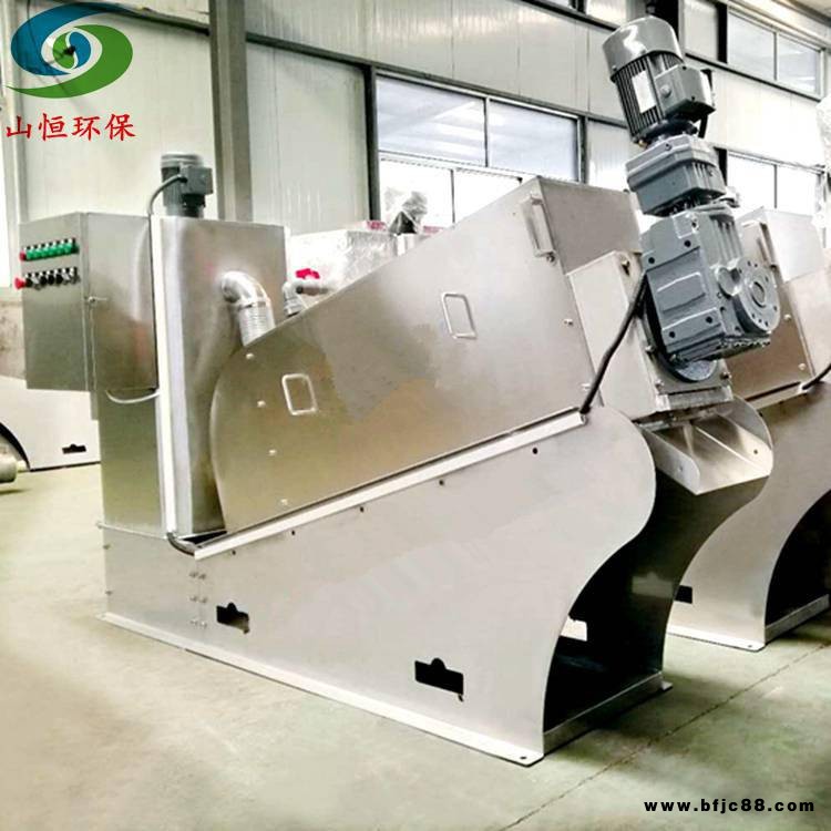 油漆渣廢水處理 油漆渣脫水 噴漆廢水處理 疊螺式污泥脫水機