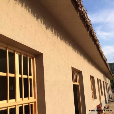 原始生態稻草漆 仿土墻泥巴涂料 復古稻草涂料