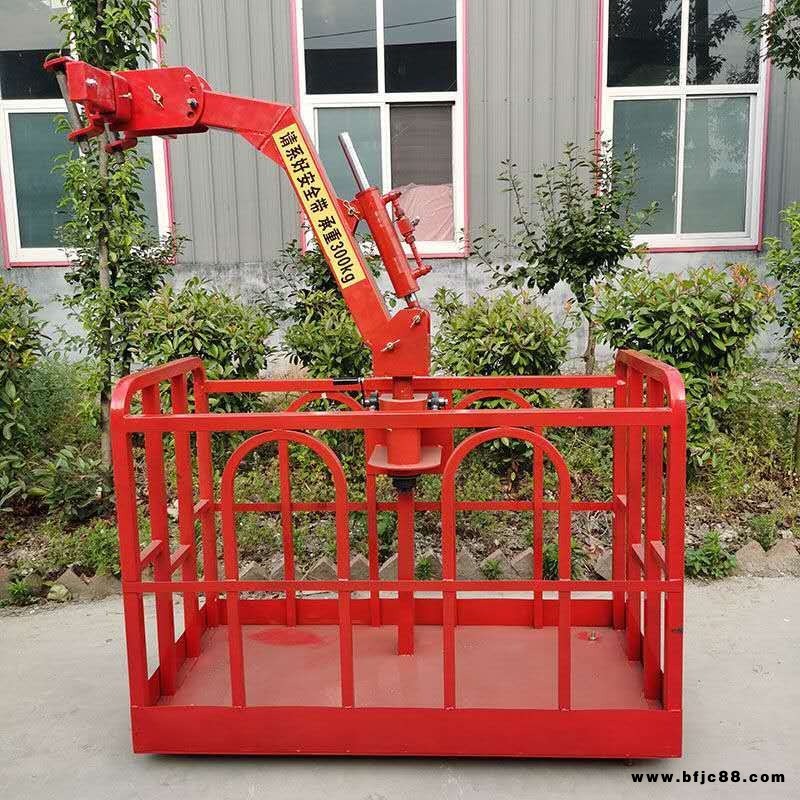 三一12噸通用吊籃 免拆小鉤通用頂框 安裝用吊車吊籃 新款吊籃廠家