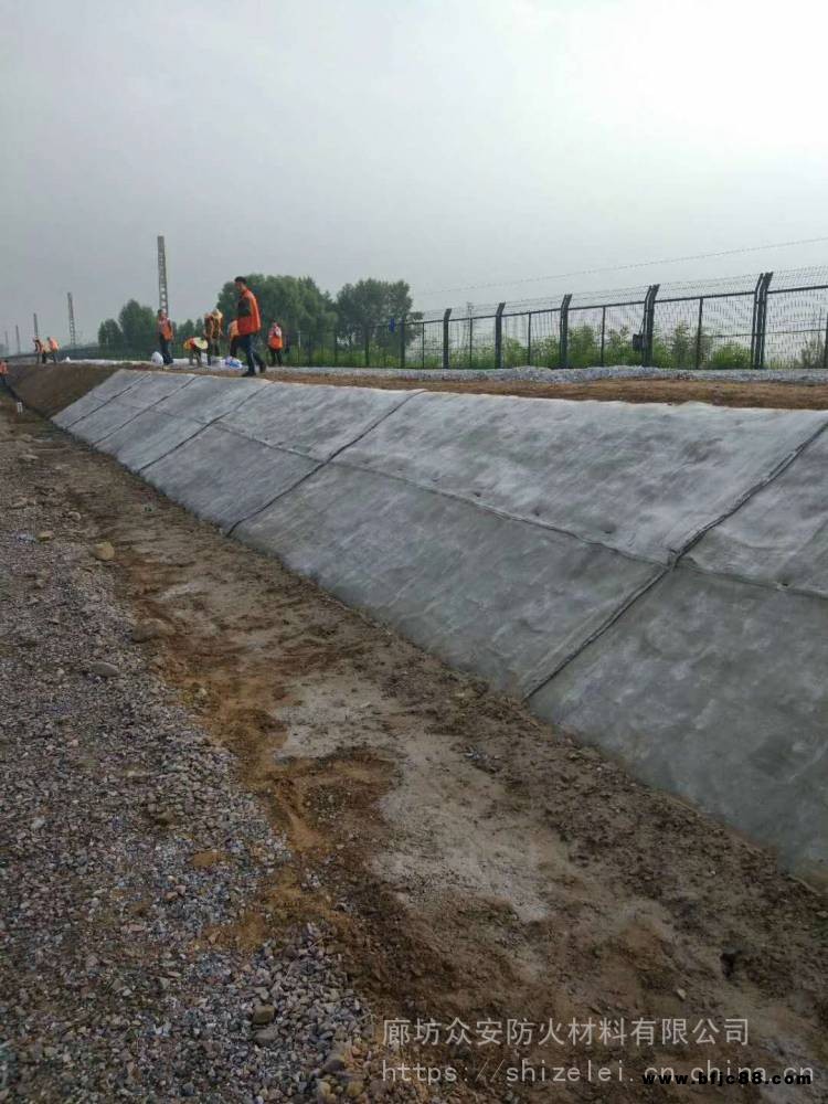 廠家直銷 防火水泥毯 混凝泥土帆布 防火防水泥毯 固化混凝土復合防火防水毯