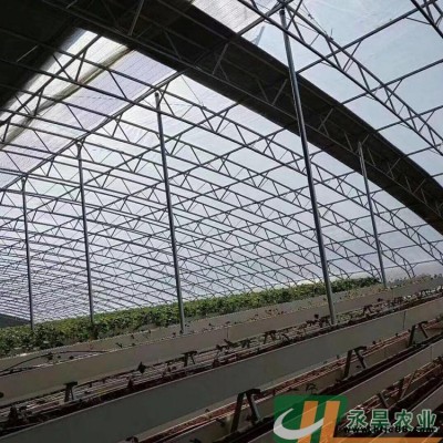 羊肚菌大棚 雙層膜溫室骨架 雙膜骨架大棚 丞昊農業制造 大棚鋼架 100型雙膜骨架